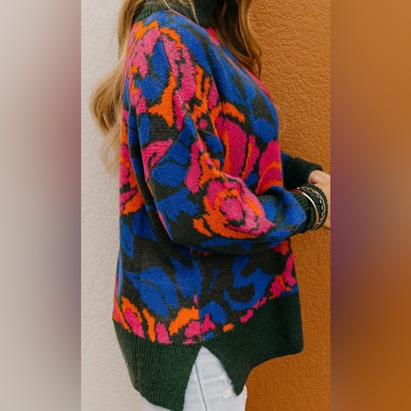 JODIFL- Aryanna Floral Sweater-Women’s Size 3X - Picture 2 of 4